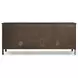 Alessio Smoked Black 4 Door Sideboard