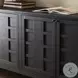 Alessio Smoked Black 4 Door Sideboard