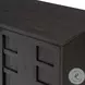 Alessio Smoked Black 4 Door Sideboard