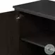Alessio Smoked Black 4 Door Sideboard
