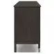 Alessio Smoked Black 4 Door Sideboard