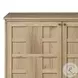 Alessio Aged Natural Oak Veneer 4 Door Sideboard