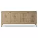 Alessio Aged Natural Oak Veneer 4 Door Sideboard