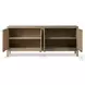 Alessio Aged Natural Oak Veneer 4 Door Sideboard