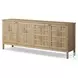 Alessio Aged Natural Oak Veneer 4 Door Sideboard