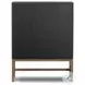 Fiona Black Raffia 2 Door Bar Cabinet