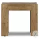 Abaso Rustic Wormwood Oak Square End Table