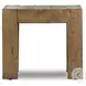 Abaso Rustic Wormwood Oak Square End Table
