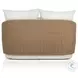 Maven Faux Hyacinth 58" Upholstered Outdoor Double Chaise