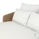 Maven Faux Hyacinth 58" Upholstered Outdoor Double Chaise