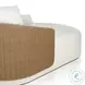 Maven Faux Hyacinth 58" Upholstered Outdoor Double Chaise