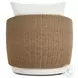 Maven Alessi Linen 35" Upholstered Outdoor Chaise