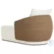 Maven Alessi Linen 35" Upholstered Outdoor Chaise
