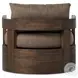 Jackson Ellor Brown Outdoor Swivel Chair