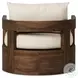 Jackson Ellor Beige Outdoor Swivel Chair