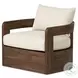 Jackson Ellor Beige Outdoor Swivel Chair