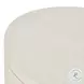 Amelia Ivory Painted Linen Oval 4 Drawer Nightstand