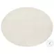 Amelia Ivory Painted Linen Oval 4 Drawer Nightstand
