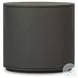 Amelia Dark Green Lacquered Linen Oval 4 Drawer Nightstand