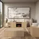 Laurel Creek Natural 78" TV Stand with Electric Fireplace