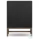 Fiona Black Raffia Tall 5 Drawer Dresser