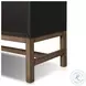Fiona Black Raffia Tall 5 Drawer Dresser