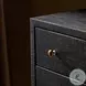 Fiona Black Raffia Tall 5 Drawer Dresser