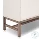 Fiona Ivory Painted Raffia Tall 5 Drawer Dresser