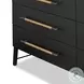 Rosedale Ebony Oak Veneer 8 Drawer Dresser