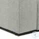 Colt Aldred Silver Performance Fabric King Upholstered Bed