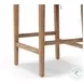 Hamlin Dover Crescent Performance Fabric Counter Height Stool