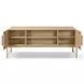 Rosedale Yucca Oak Veneer 3 Drawer Executive Desk