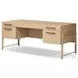 Rosedale Yucca Oak Veneer 3 Drawer Executive Desk