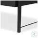 Rosedale Ebony Oak Veneer 3 Drawer Executive Desk