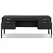 Rosedale Ebony Oak Veneer 3 Drawer Executive Desk