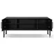 Rosedale Ebony Oak Veneer 3 Drawer Executive Desk