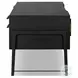 Rosedale Ebony Oak Veneer 3 Drawer Executive Desk