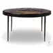 Yoko Smoked Brown Cast Glass Large Round Nesting Table