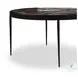 Yoko Smoked Brown Cast Glass Large Round Nesting Table