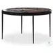 Yoko Smoked Brown Cast Glass Large Round Nesting Table