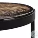 Yoko Smoked Brown Cast Glass Large Round Nesting Table