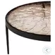 Yoko Smoked Brown Cast Glass Large Round Nesting Table