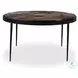 Yoko Smoked Brown Cast Glass Large Round Nesting Table