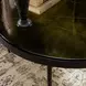 Yoko Moss Cast Glass Large Round Nesting Table