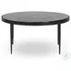 Yoko Moss Cast Glass Large Round Nesting Table