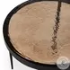 Yoko Smoked Brown Cast Glass Small Round Nesting Table