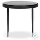 Yoko Moss Cast Glass Small Round Nesting Table
