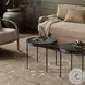 Yoko Moss Cast Glass Small Round Nesting Table