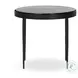 Yoko Moss Cast Glass Small Round Nesting Table