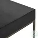 Trey Black Poplar Wide Filing Cabinet Desk System